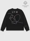 Мужской свитшот базовый / BTS Love Yourself