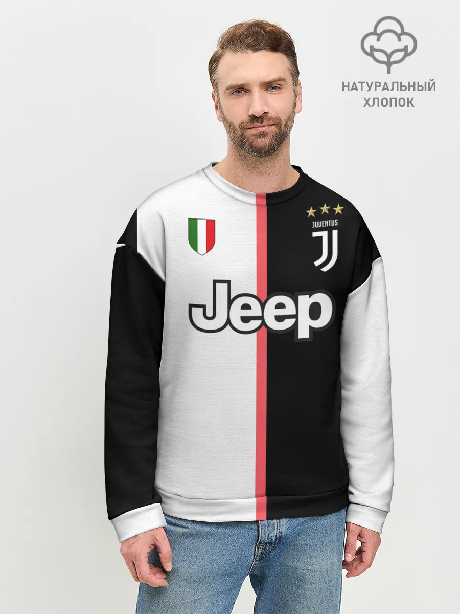 Мужской свитшот базовый / Роналду Форма 19/20 Домашняя