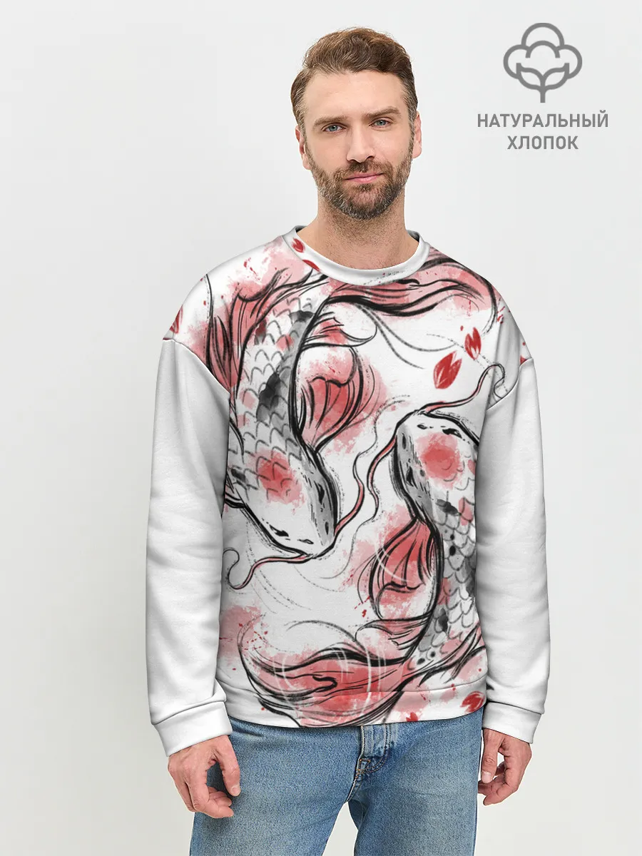 Мужской свитшот базовый / Japan dream