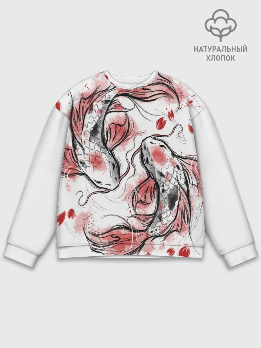 Мужской свитшот базовый / Japan dream