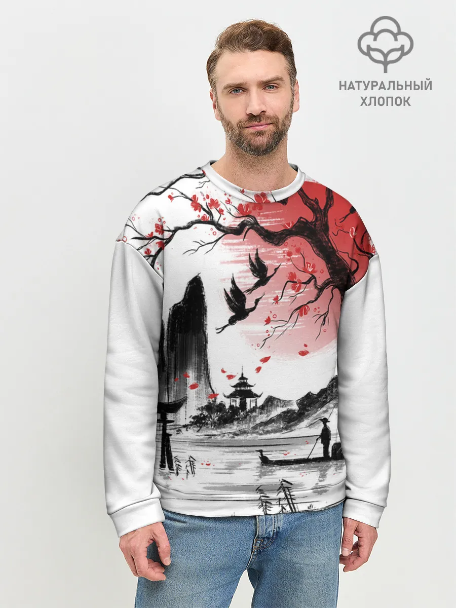 Мужской свитшот базовый / ЯПОНСКАЯ МЕЧТА | JAPAN DREAM