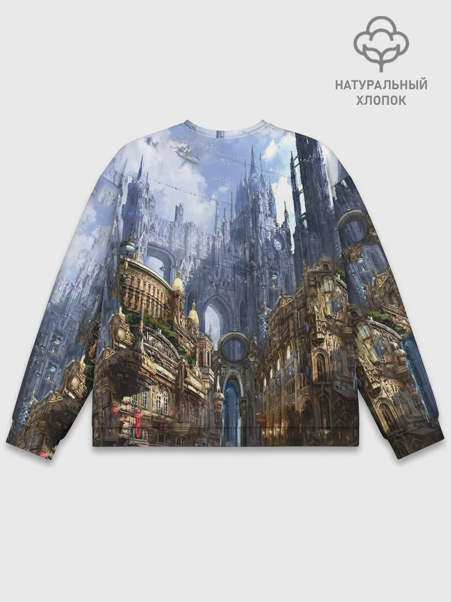 Мужской свитшот базовый / Древний город