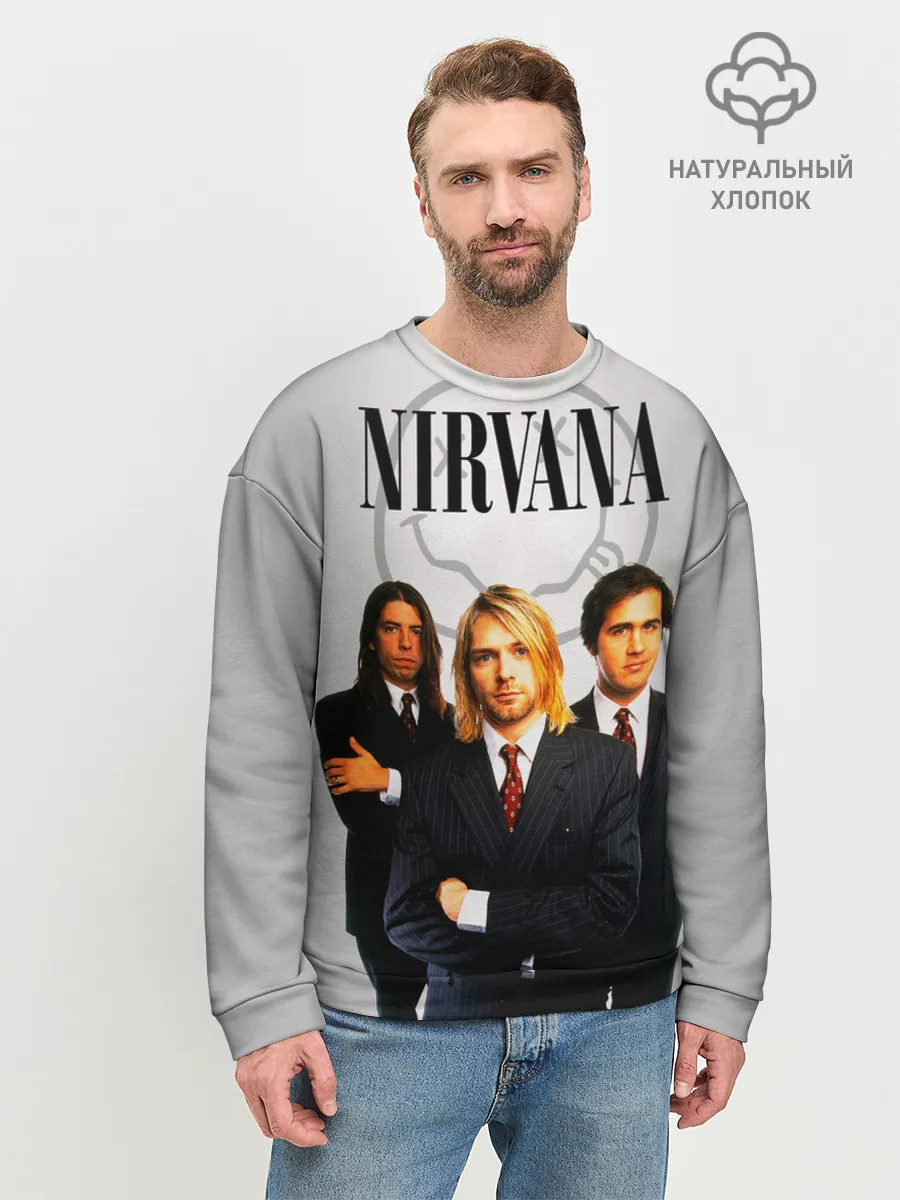 Мужской свитшот базовый / Nirvana