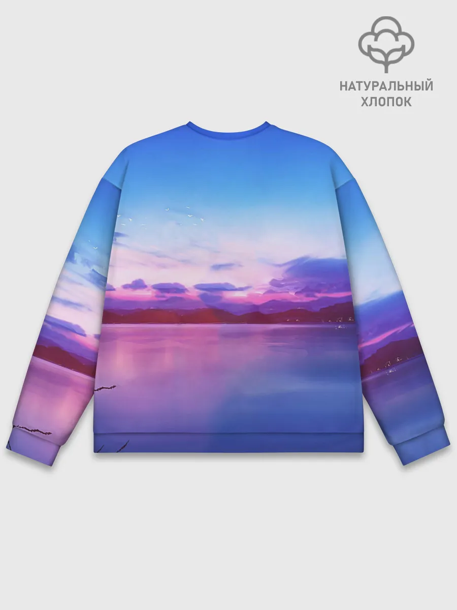 Мужской свитшот базовый / Anime Sunset