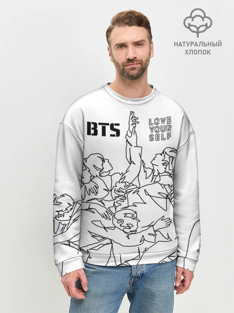 Мужской свитшот базовый / BTS