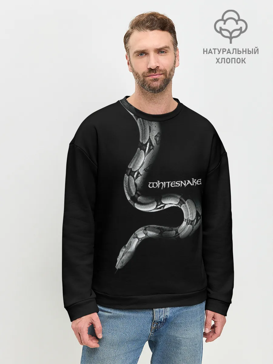 Мужской свитшот базовый / WHITESNAKE