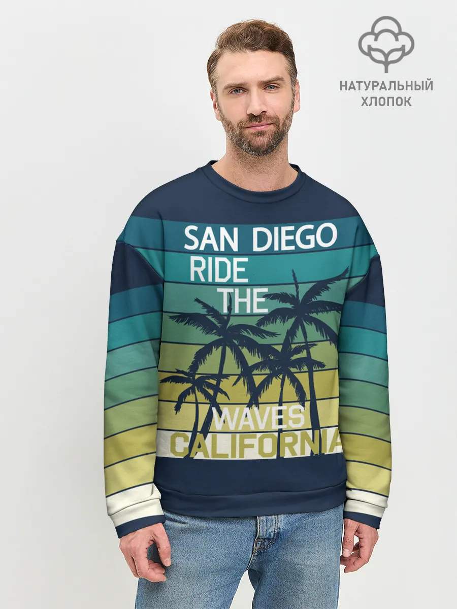 Мужской свитшот базовый / California