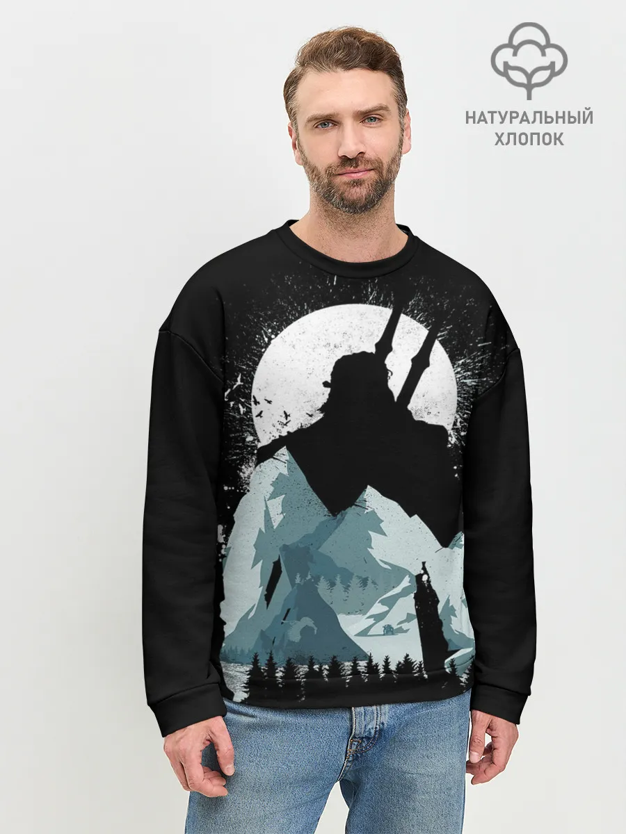 Мужской свитшот базовый / The Witcher 3: Wild Hunt