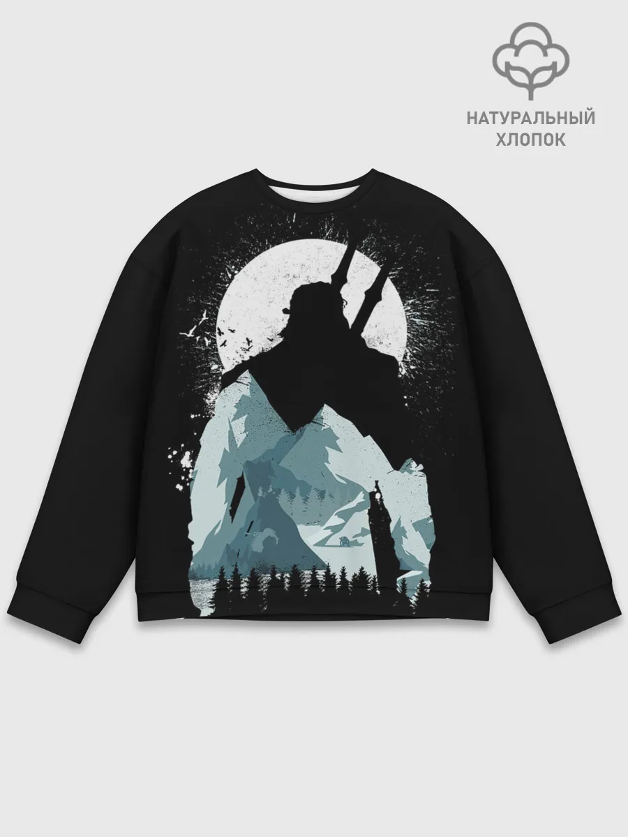 Мужской свитшот базовый / The Witcher 3: Wild Hunt