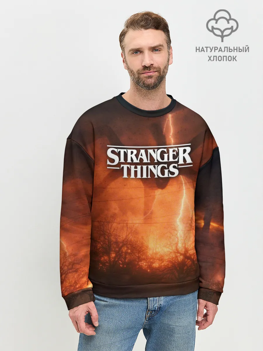 Мужской свитшот базовый / STRANGER THINGS
