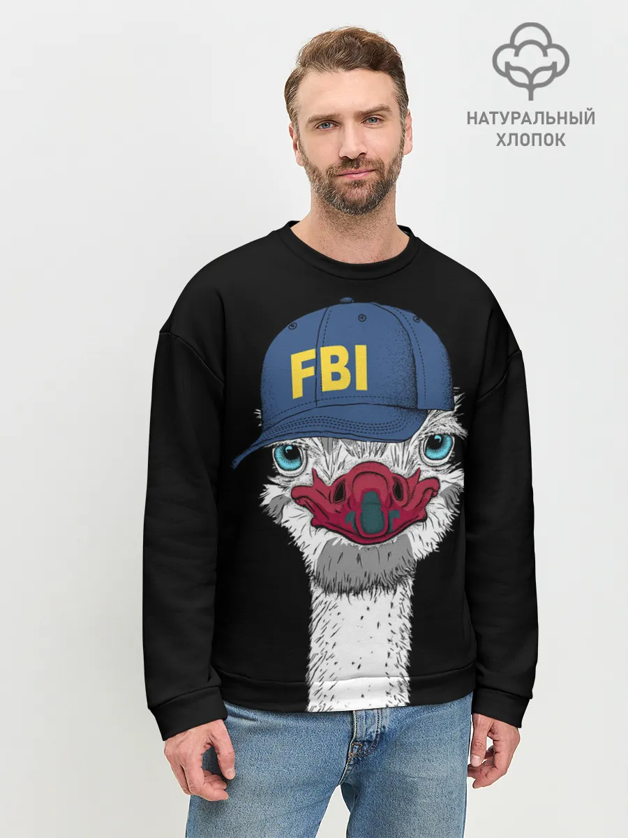 Мужской свитшот базовый / FBI