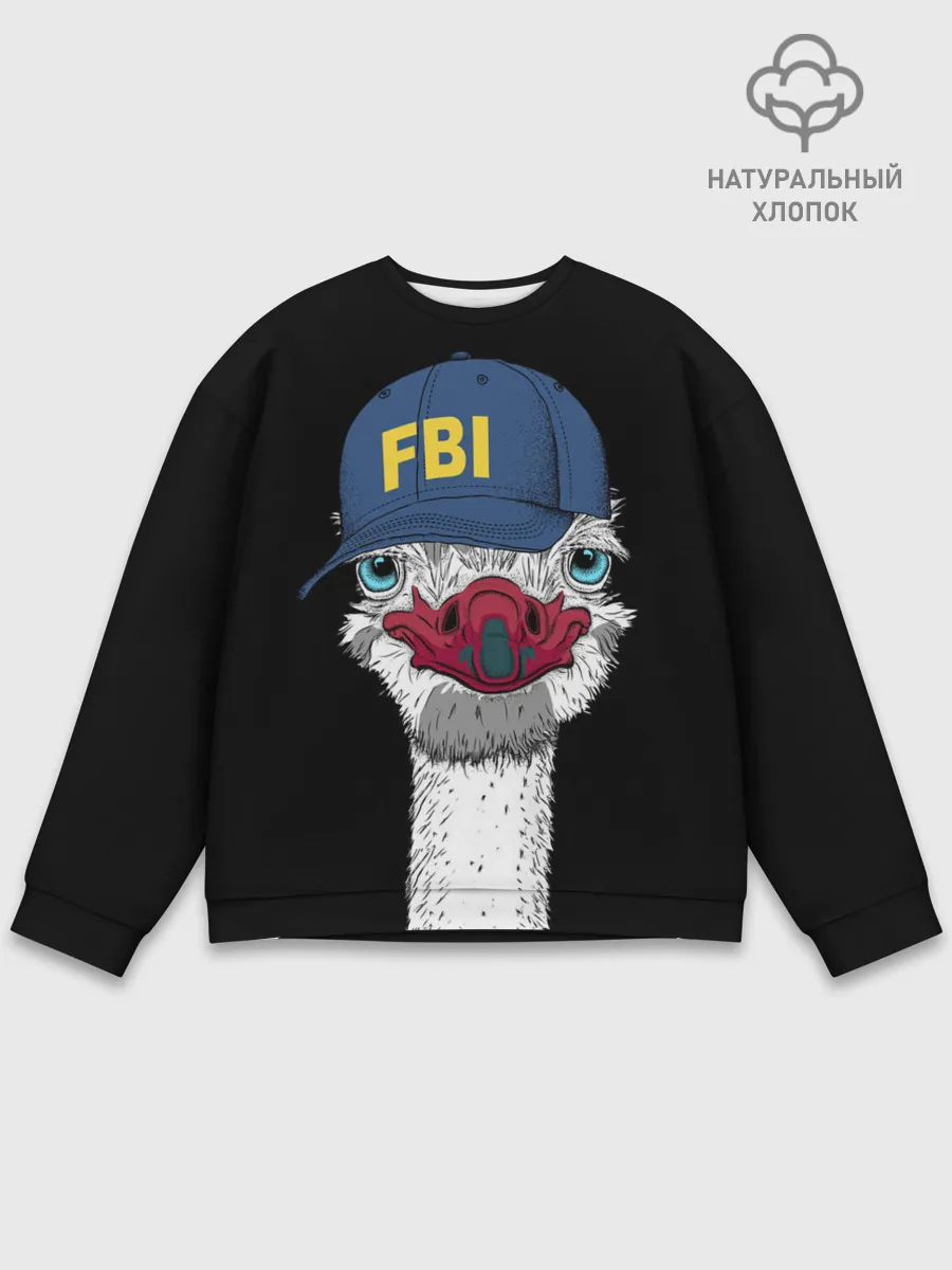 Мужской свитшот базовый / FBI