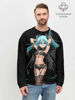 Мужской свитшот базовый / Мику Хацунэ