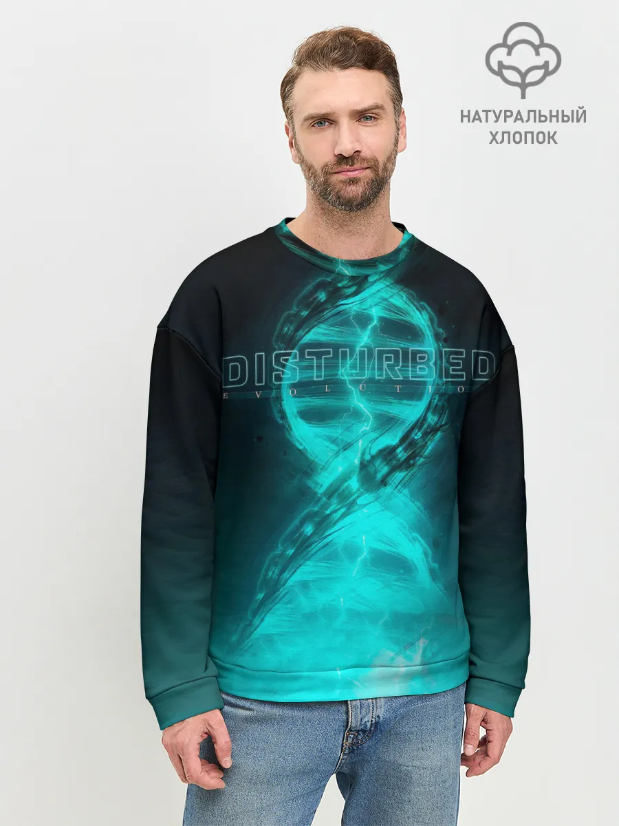 Мужской свитшот базовый / Disturbed. Evolution