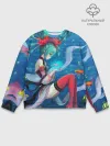 Мужской свитшот базовый / Hatsune Miku в чулках