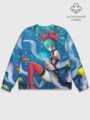 Мужской свитшот базовый / Hatsune Miku в чулках