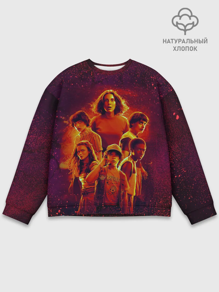 Мужской свитшот базовый / STRANGER THINGS - 3 сезон