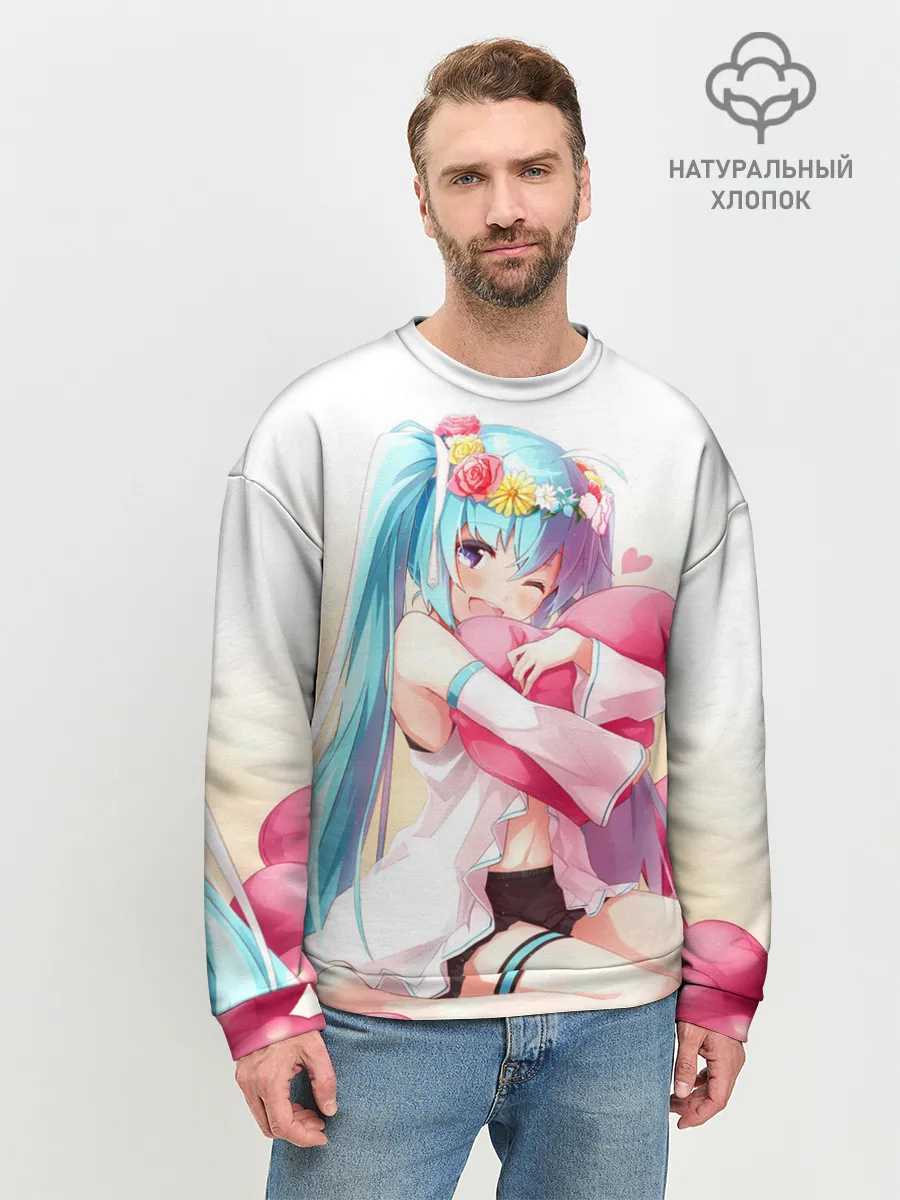 Мужской свитшот базовый / Милый ангел