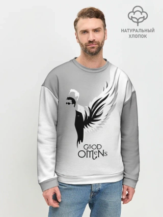 Мужской свитшот базовый / Good Omens