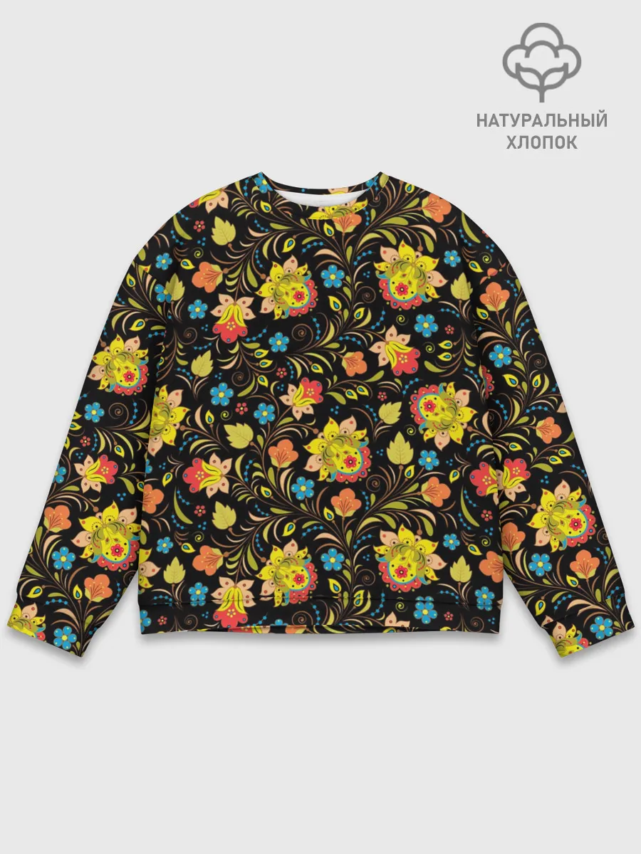 Мужской свитшот базовый / Хохлома
