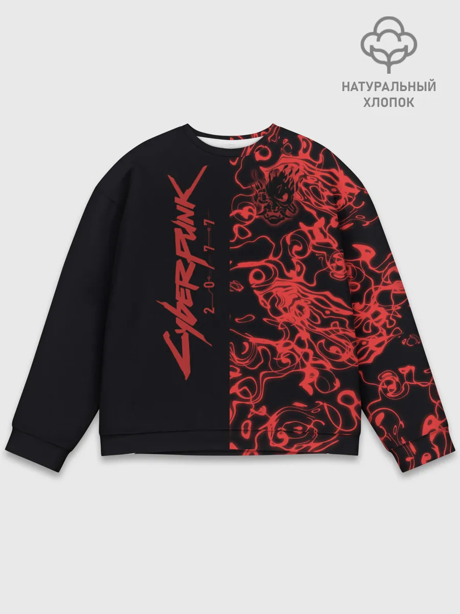 Мужской свитшот базовый / Cyberpunk 2077