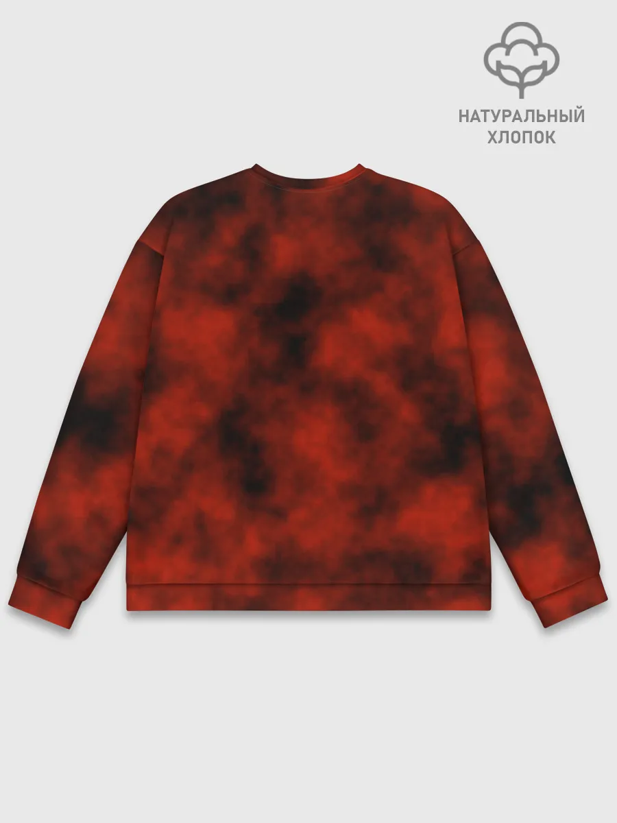 Мужской свитшот базовый / Колесница змия будет пылать