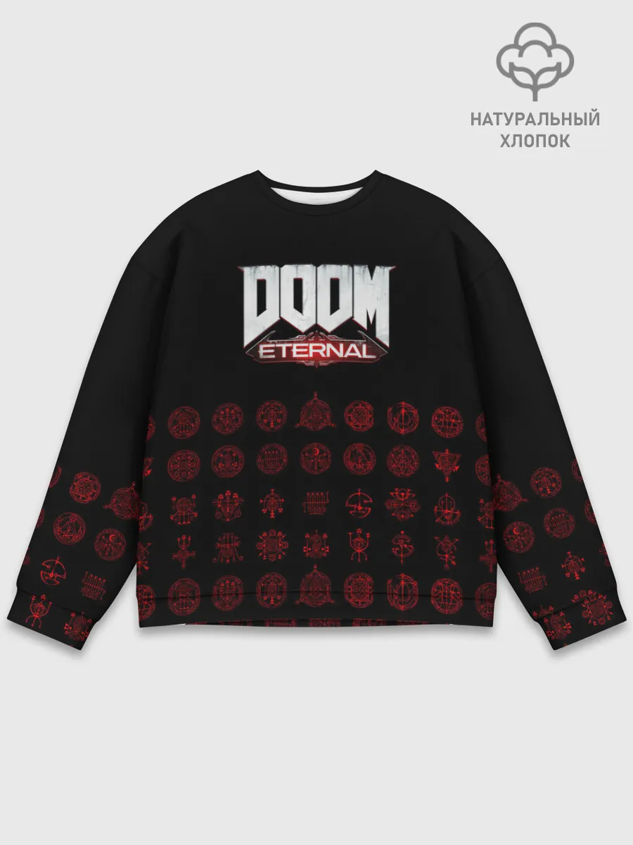 Мужской свитшот базовый / DOOM Eternal