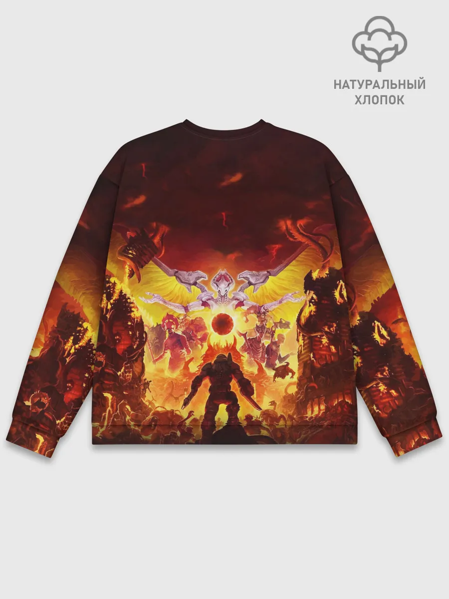Мужской свитшот базовый / DOOM Eternal