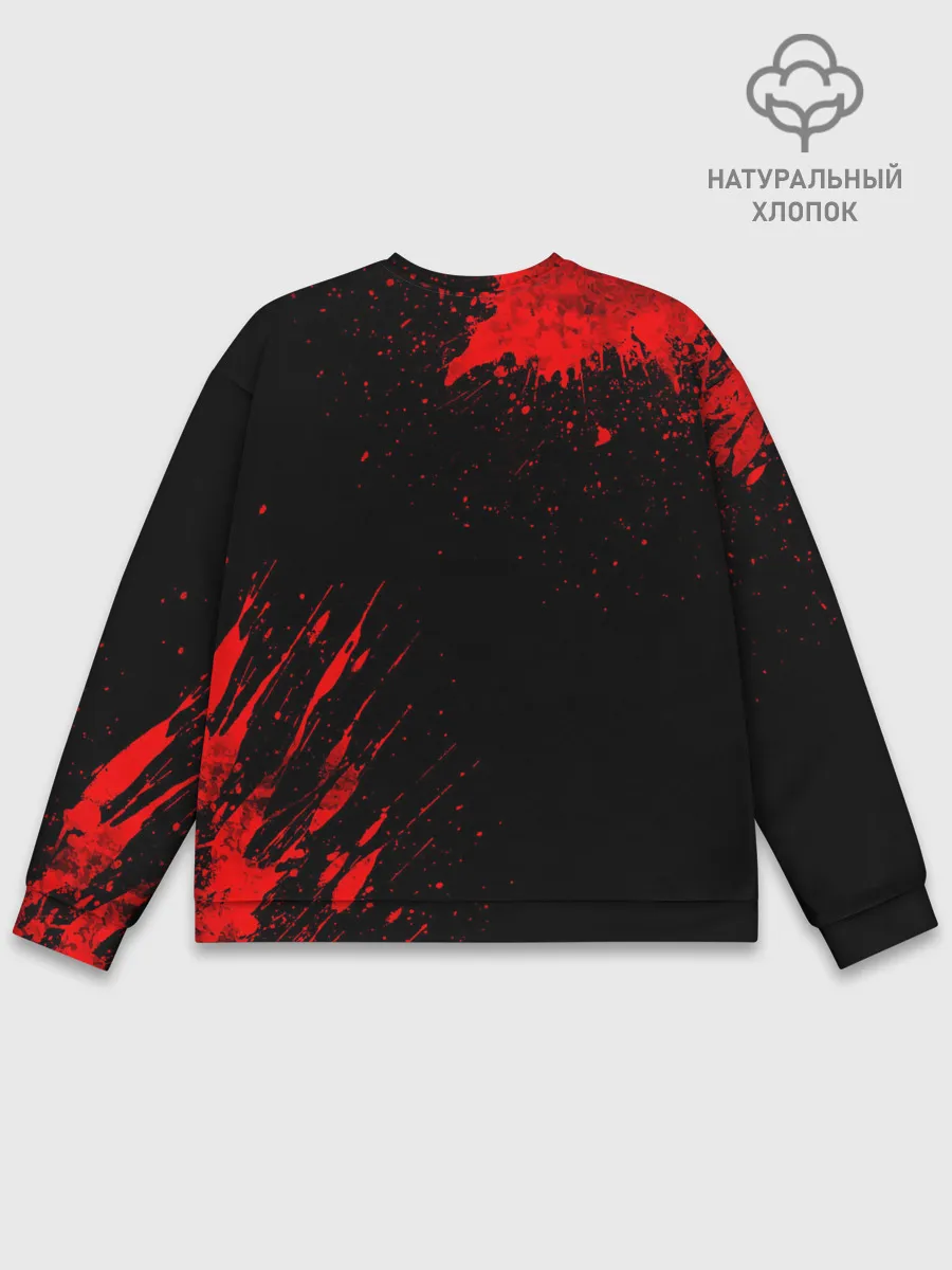 Мужской свитшот базовый / DOOM - Шлем