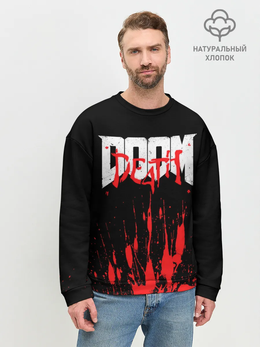 Мужской свитшот базовый / DOOM Bloody