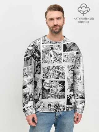 Мужской свитшот базовый / JoJo no Kimyou na Bouken