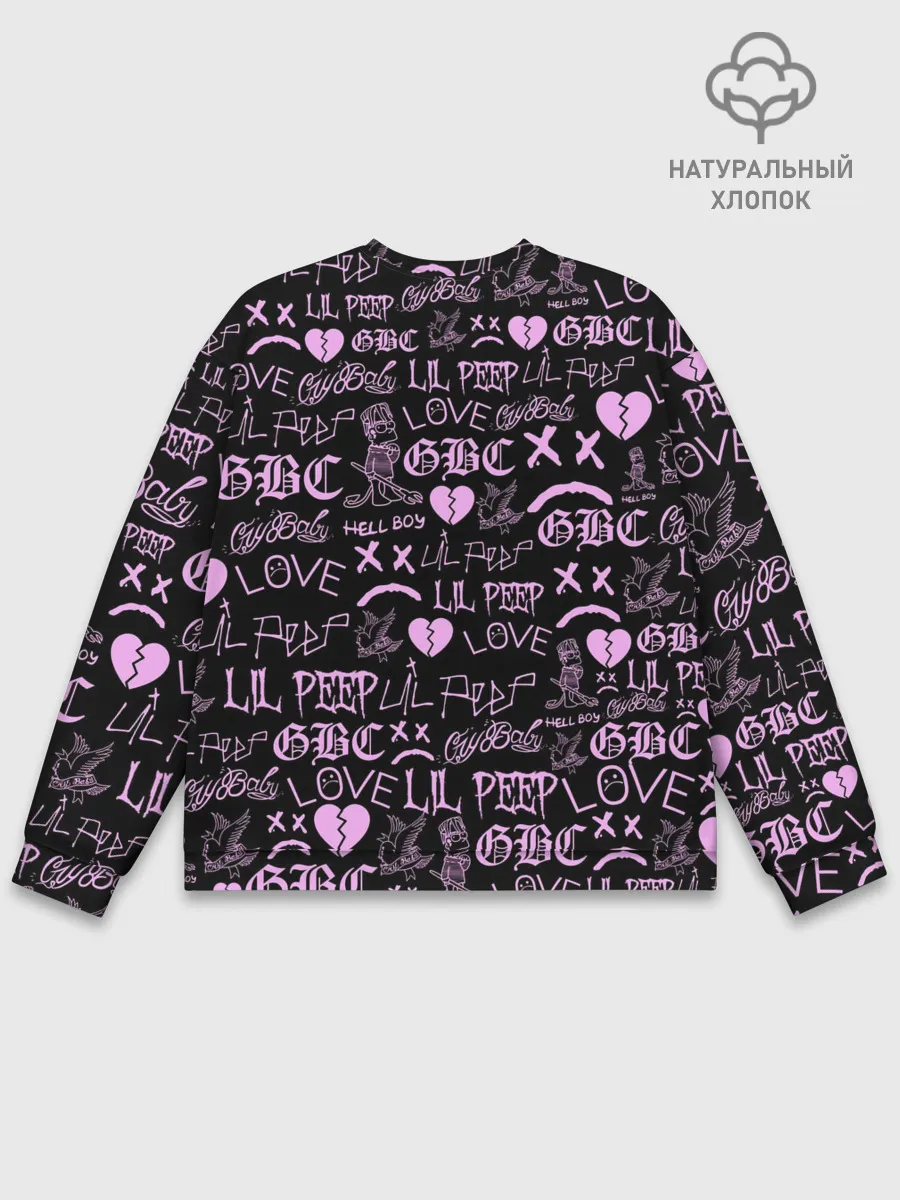 Мужской свитшот базовый / LIL PEEP LOGOBOMBING