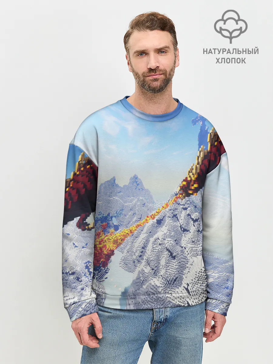 Мужской свитшот базовый / MINECRAFT