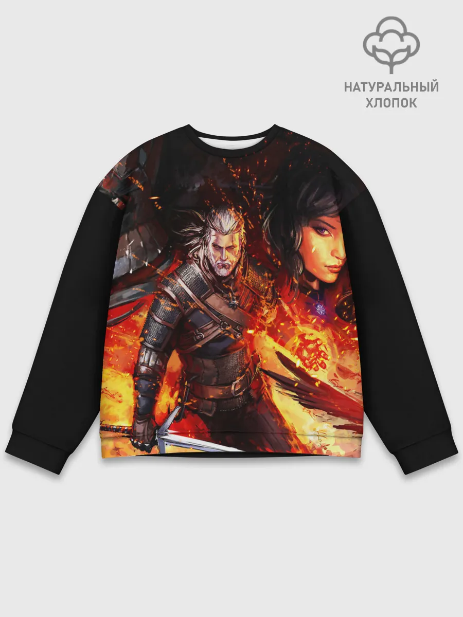 Мужской свитшот базовый / THE WITCHER 3:WILD HUNT