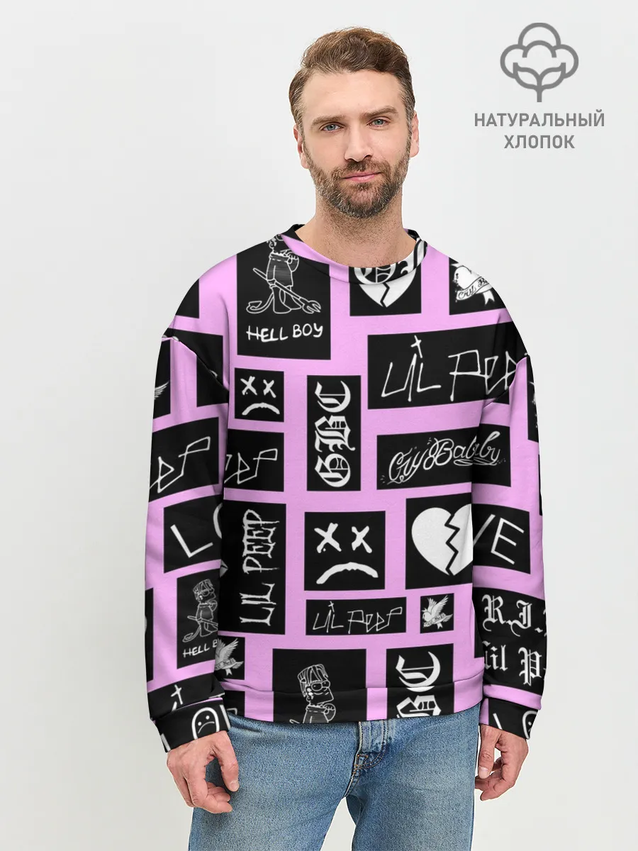 Мужской свитшот базовый / LIL PEEP
