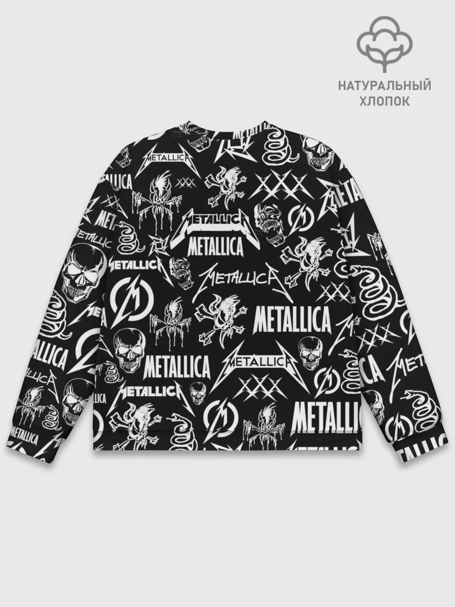 Мужской свитшот базовый / METALLICA LOGOBOMBING