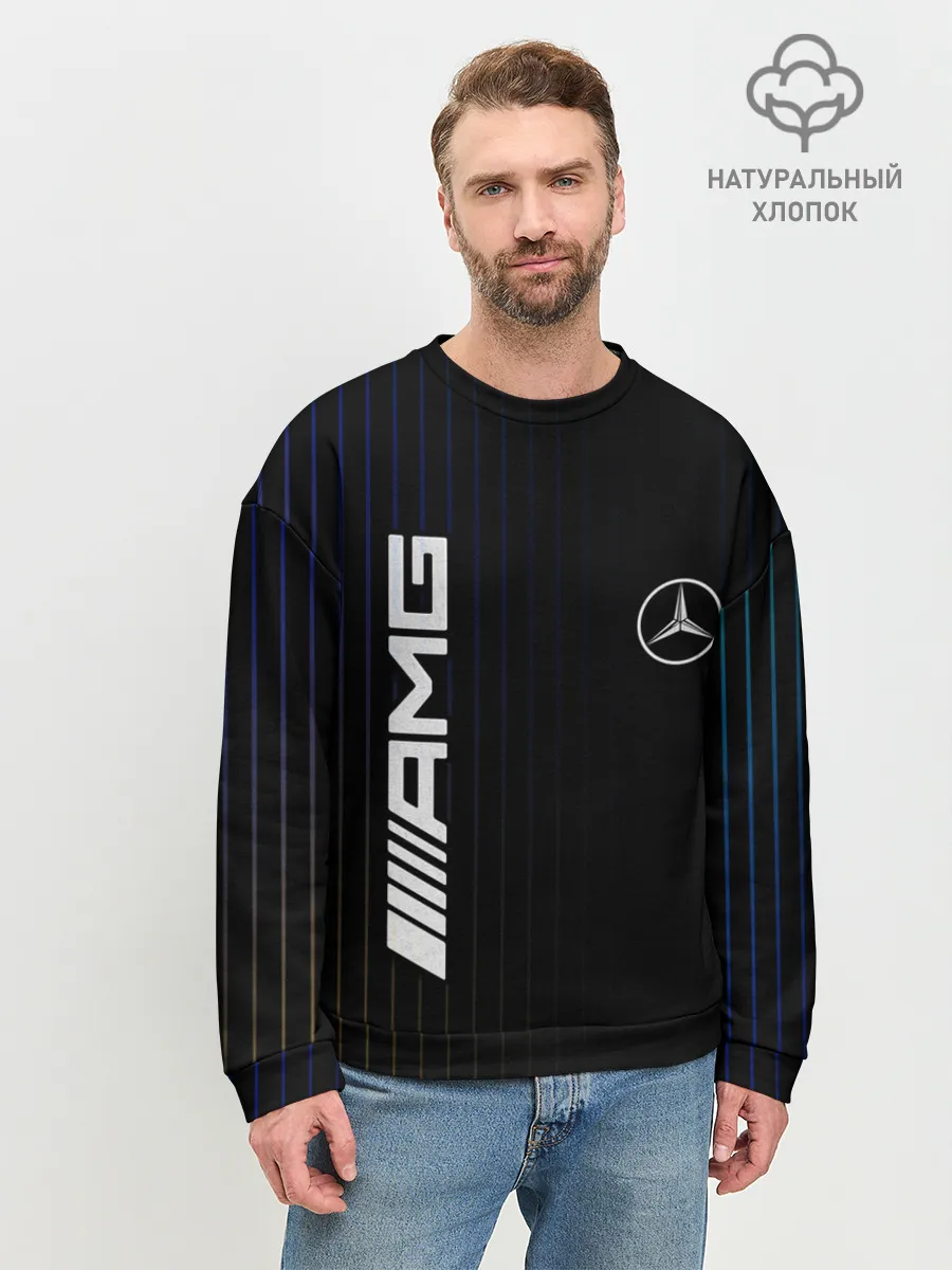 Мужской свитшот базовый / Mercedes