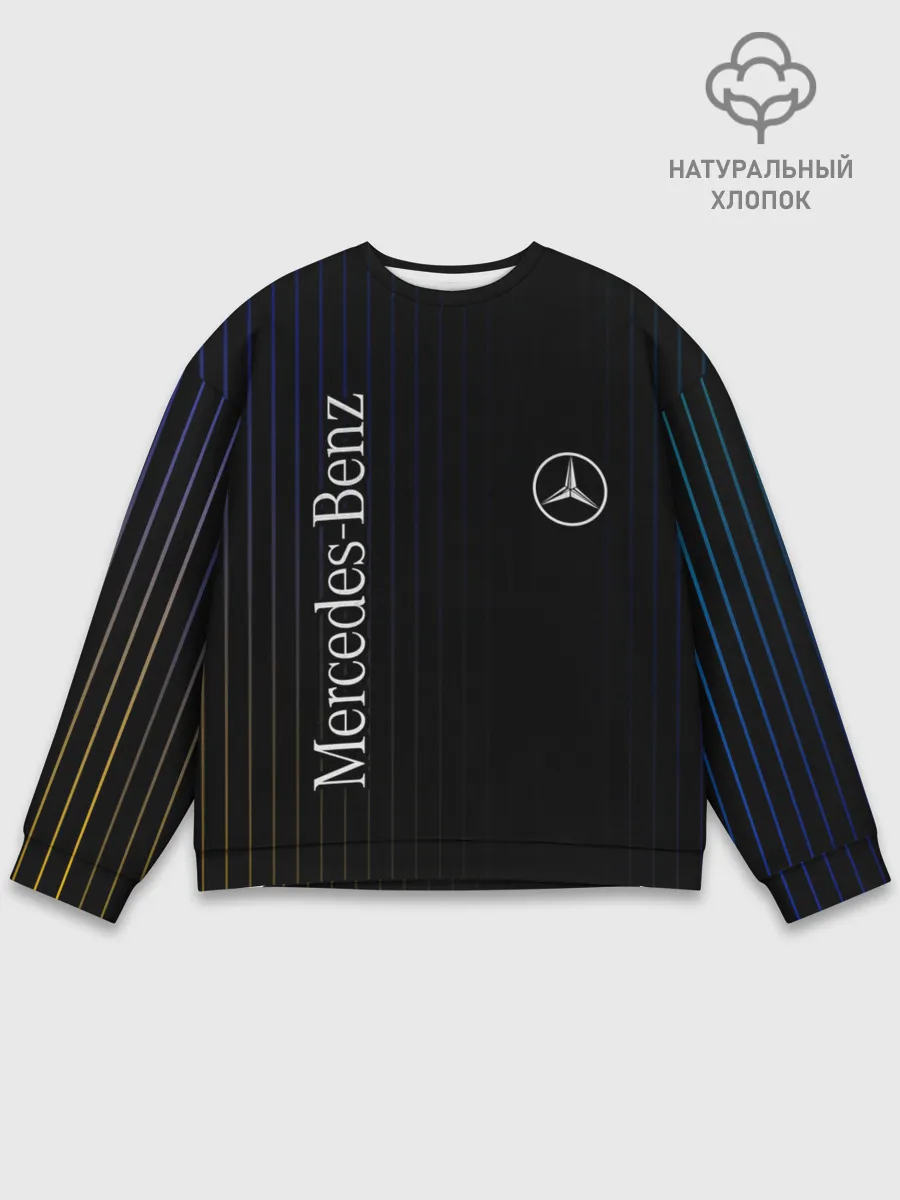 Мужской свитшот базовый / Mercedes