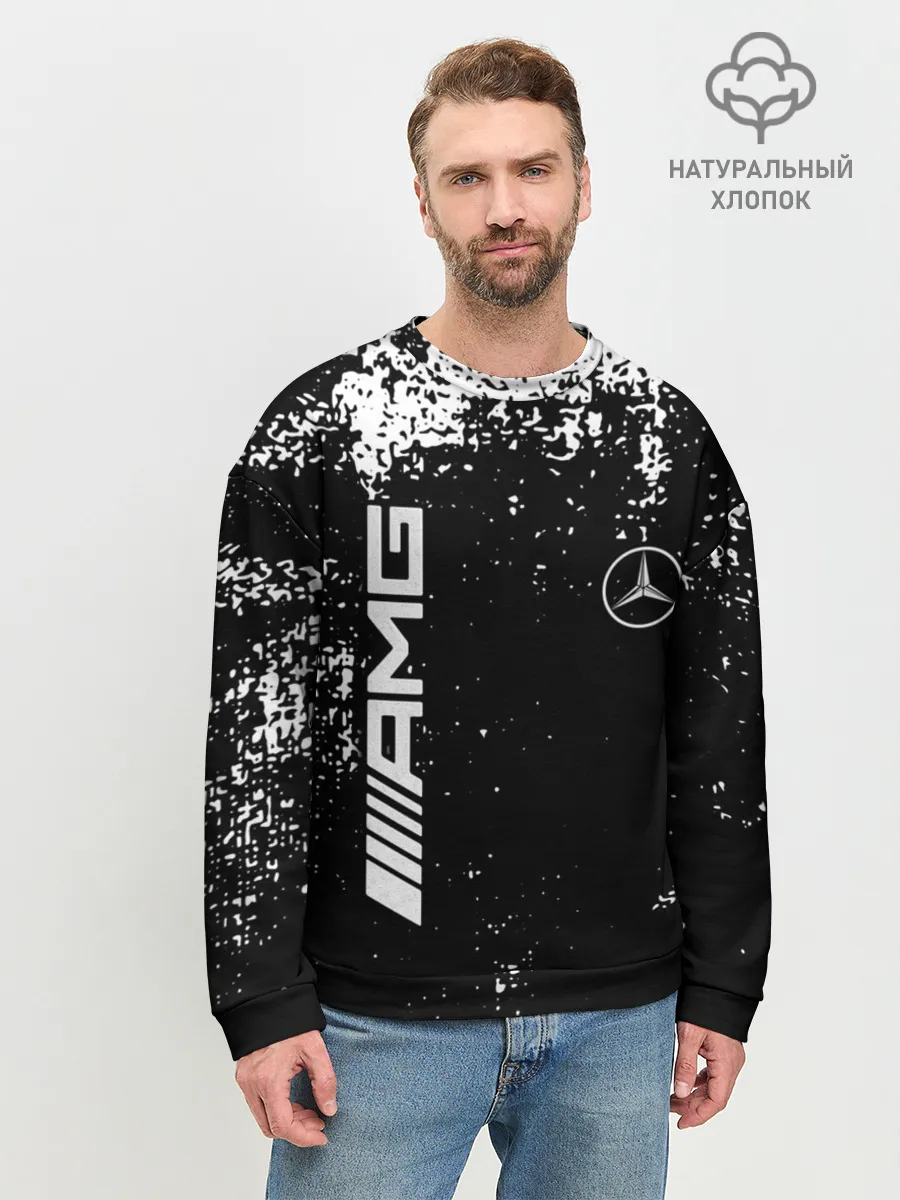 Мужской свитшот базовый / Mercedes