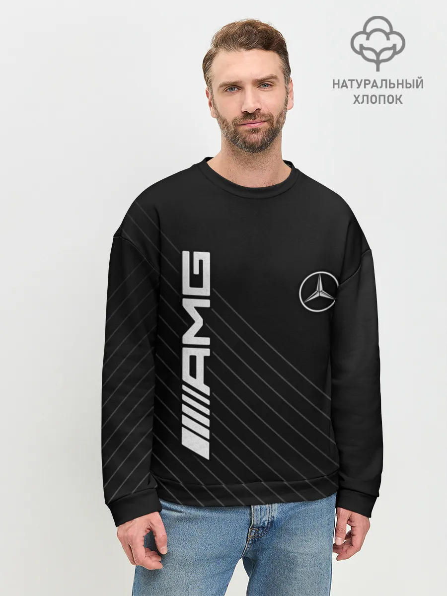 Мужской свитшот базовый / Mercedes