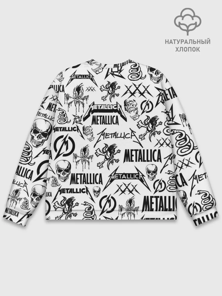 Мужской свитшот базовый / METALLICA LOGOBOMBING
