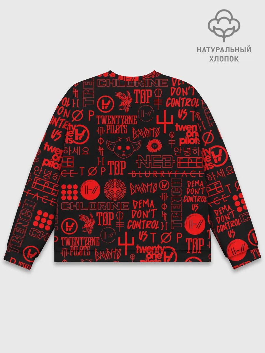 Мужской свитшот базовый / TWENTY ONE PILOTS