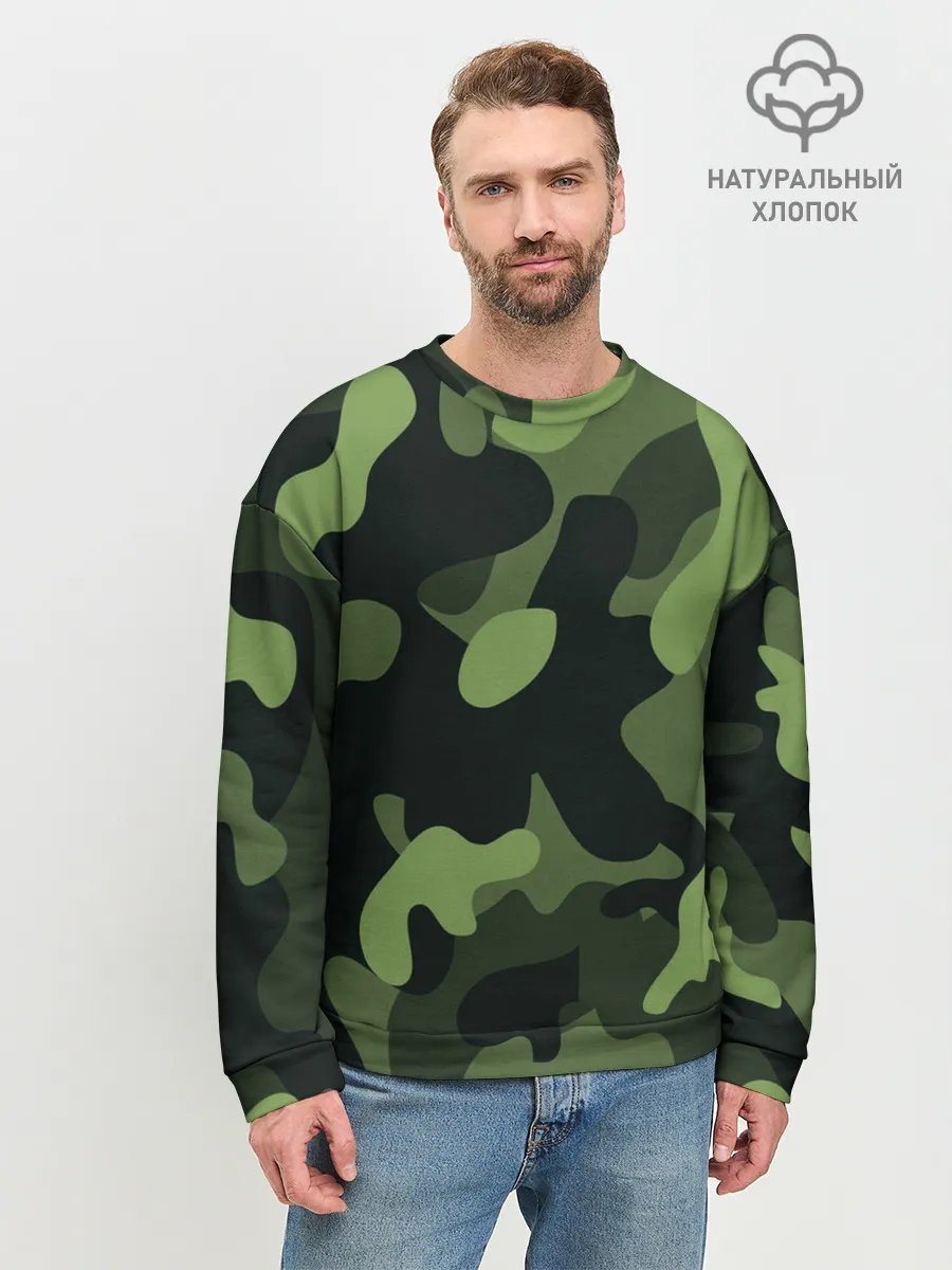 Мужской свитшот базовый / Камуфляж