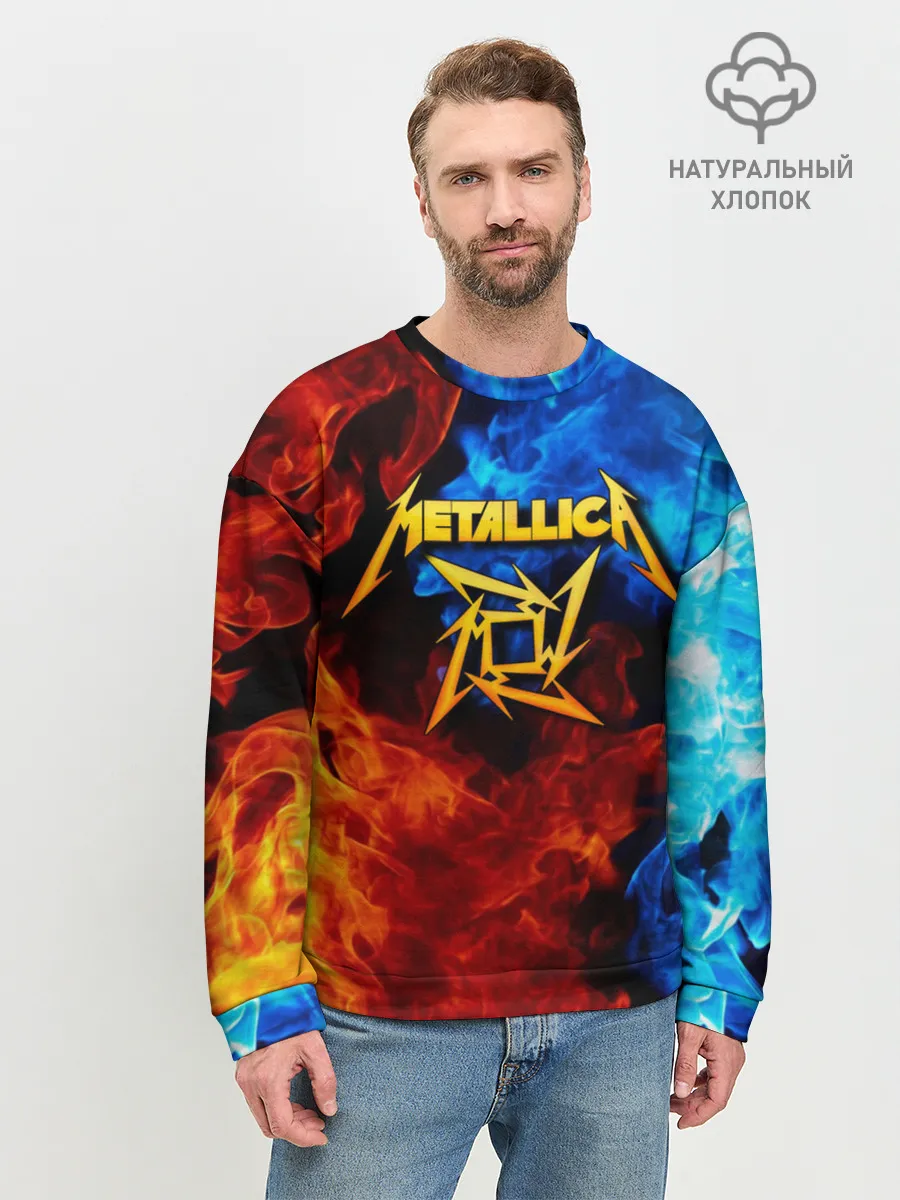 Мужской свитшот базовый / Metallica