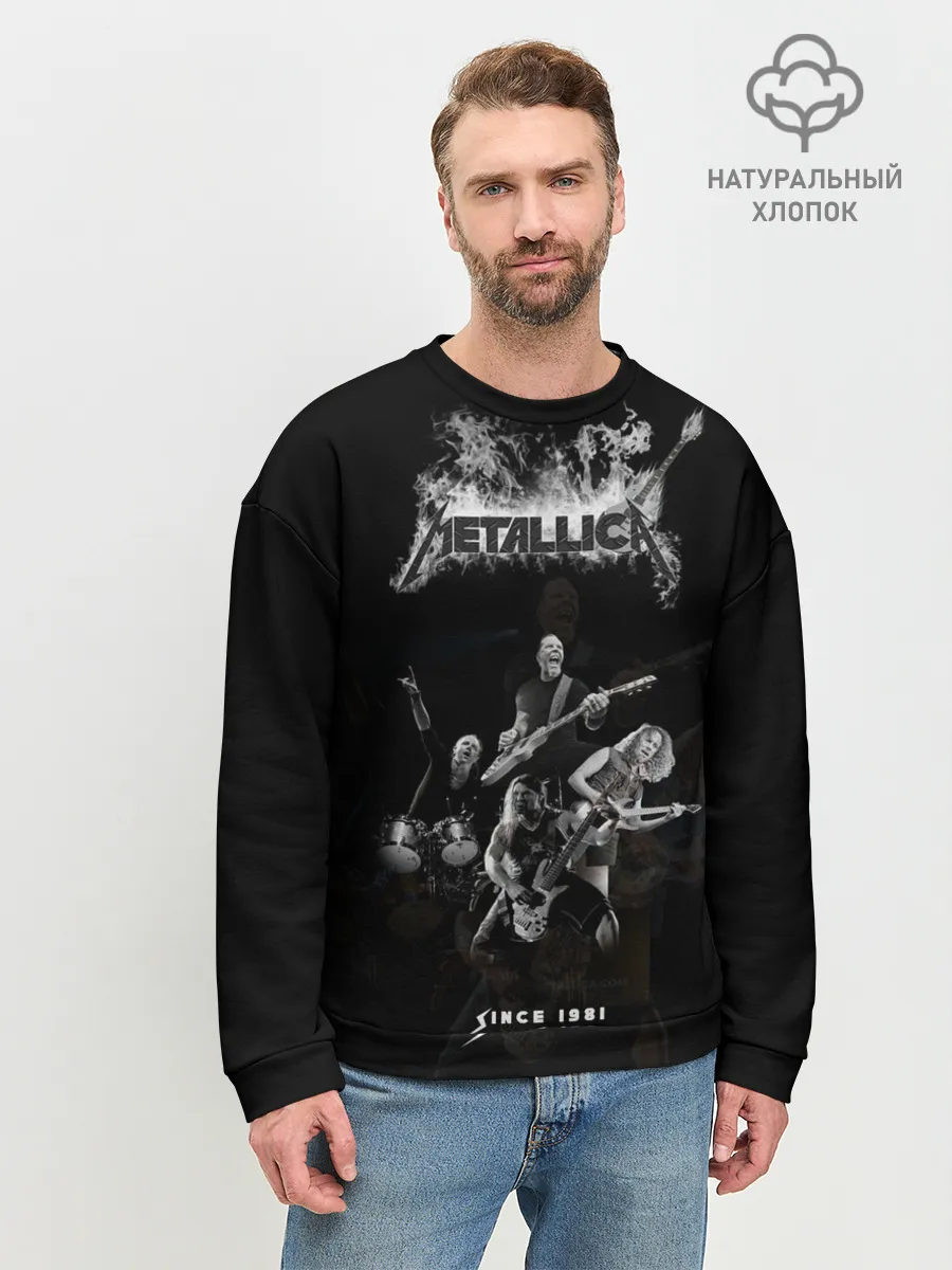 Мужской свитшот базовый / Metallica