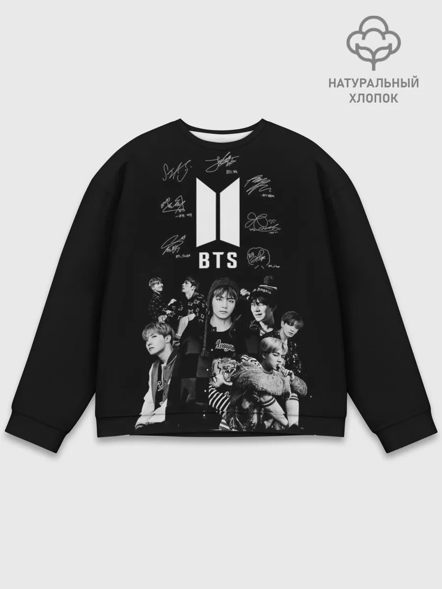 Мужской свитшот базовый / BTS