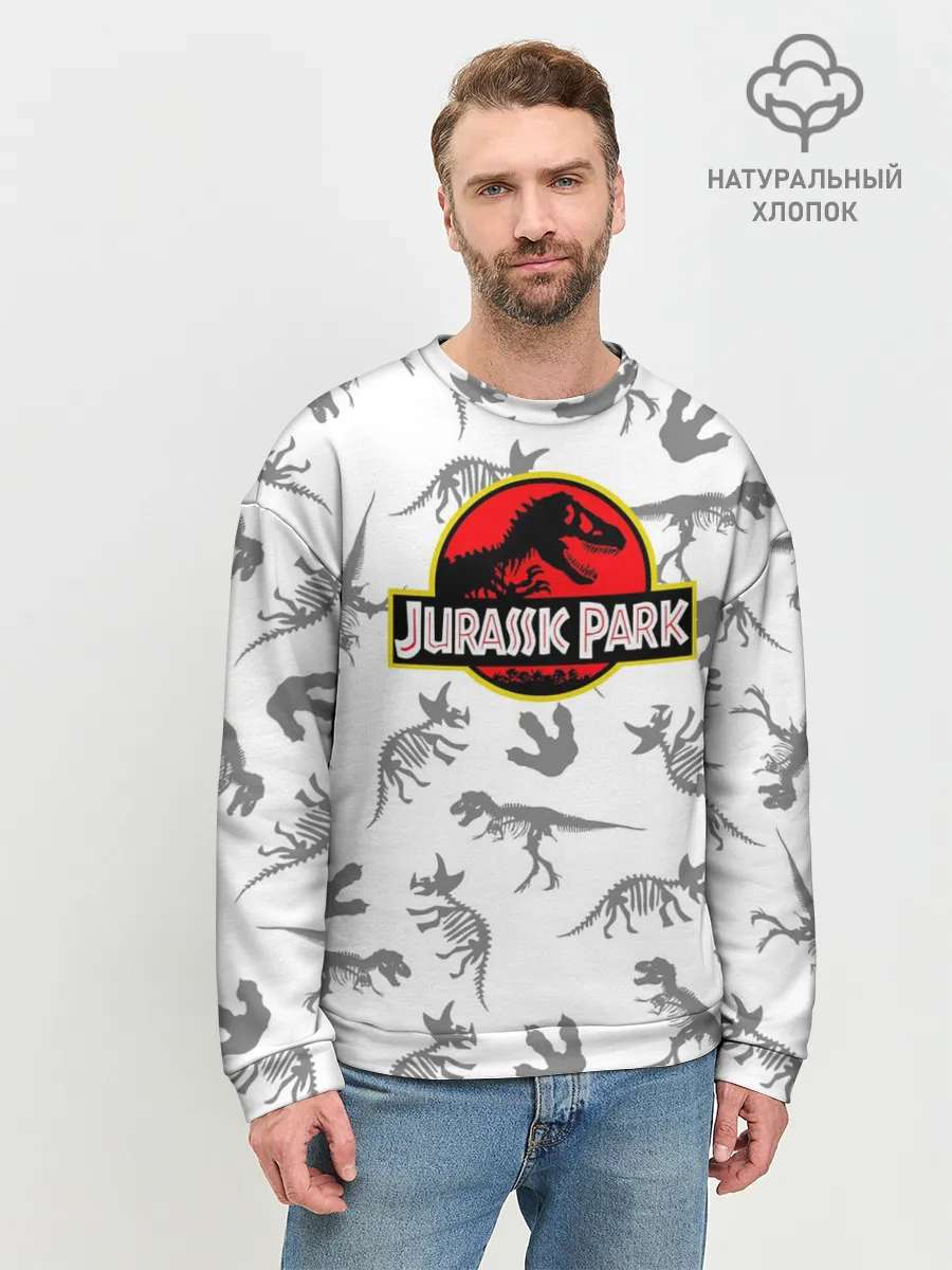 Мужской свитшот базовый / Парк Юрского Периода