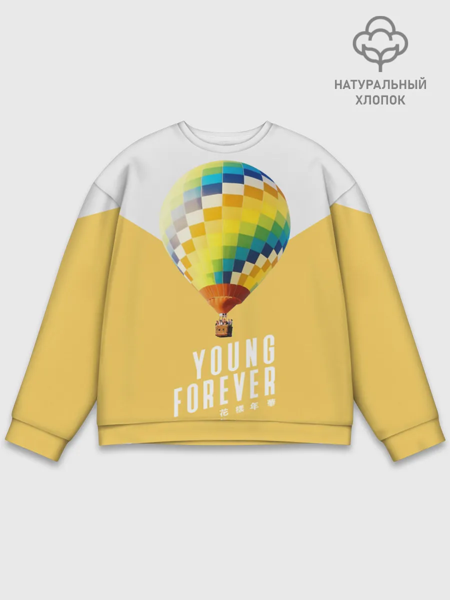 Мужской свитшот базовый / BTS Young Forever
