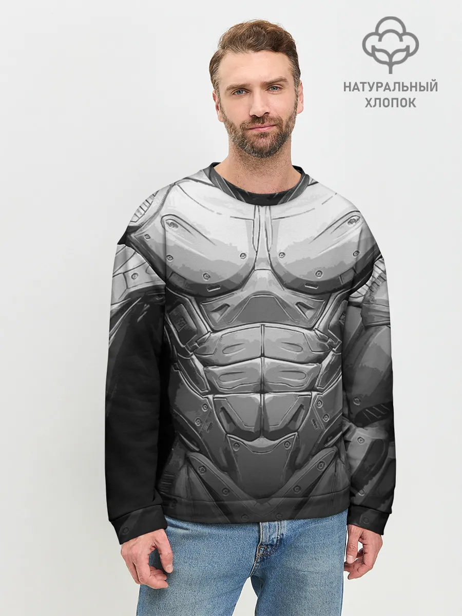 Мужской свитшот базовый / Crysis Экзоскелет