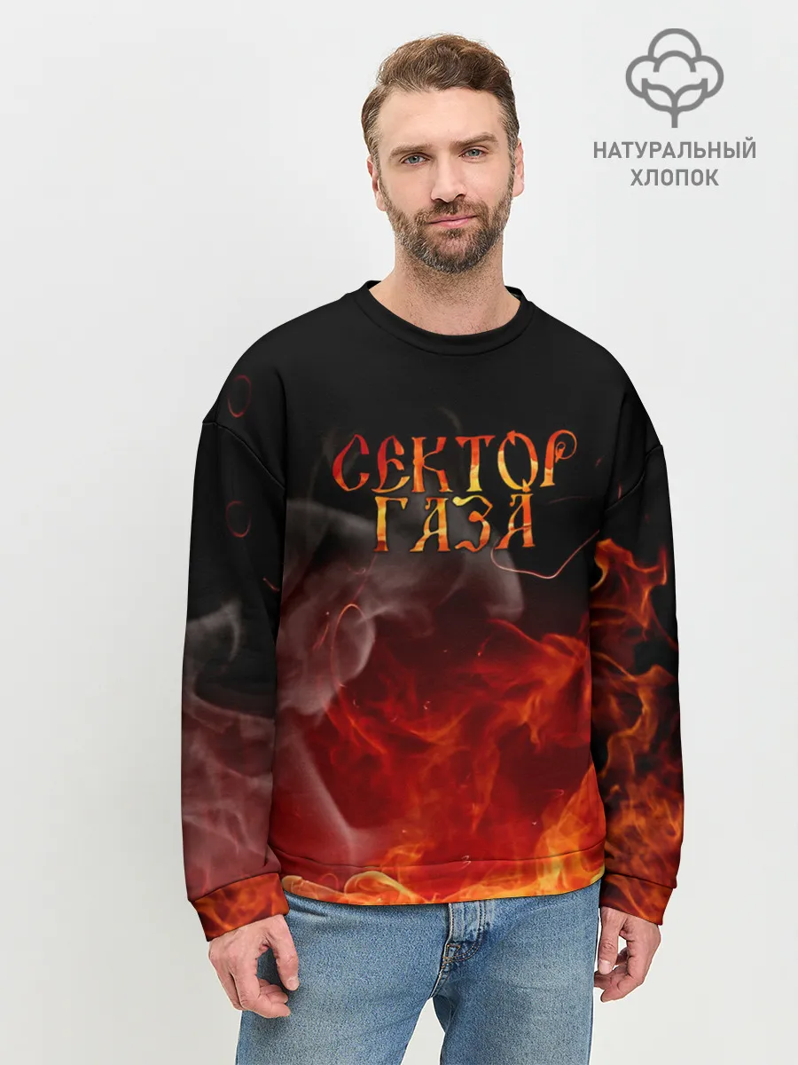Мужской свитшот базовый / Сектор Газа